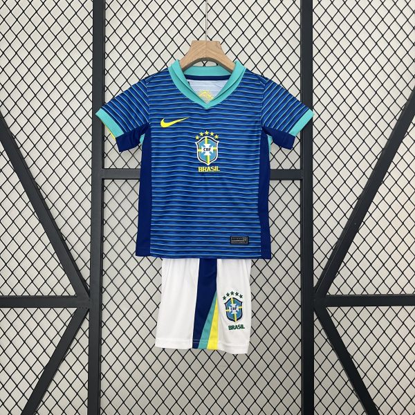 Conjunto infantil  Brasil 24/25 Visitante