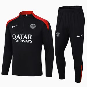 Buzo de Entrenamiento PSG 24/25 Negro/Rojo