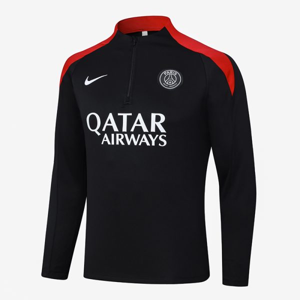 Buzo de Entrenamiento PSG 24/25 Negro/Rojo - Imagen 2