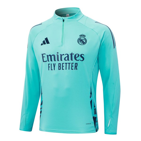 Buzo de entrenamiento Real Madrid 24/25 - Turquesa/Azul Oscuro - Imagen 2